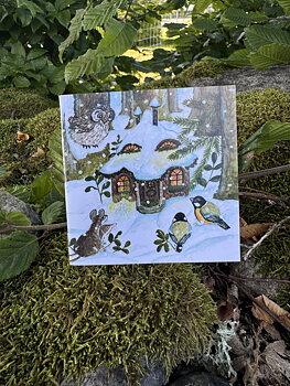 Julkortssaga "Leksakernas julönskan"