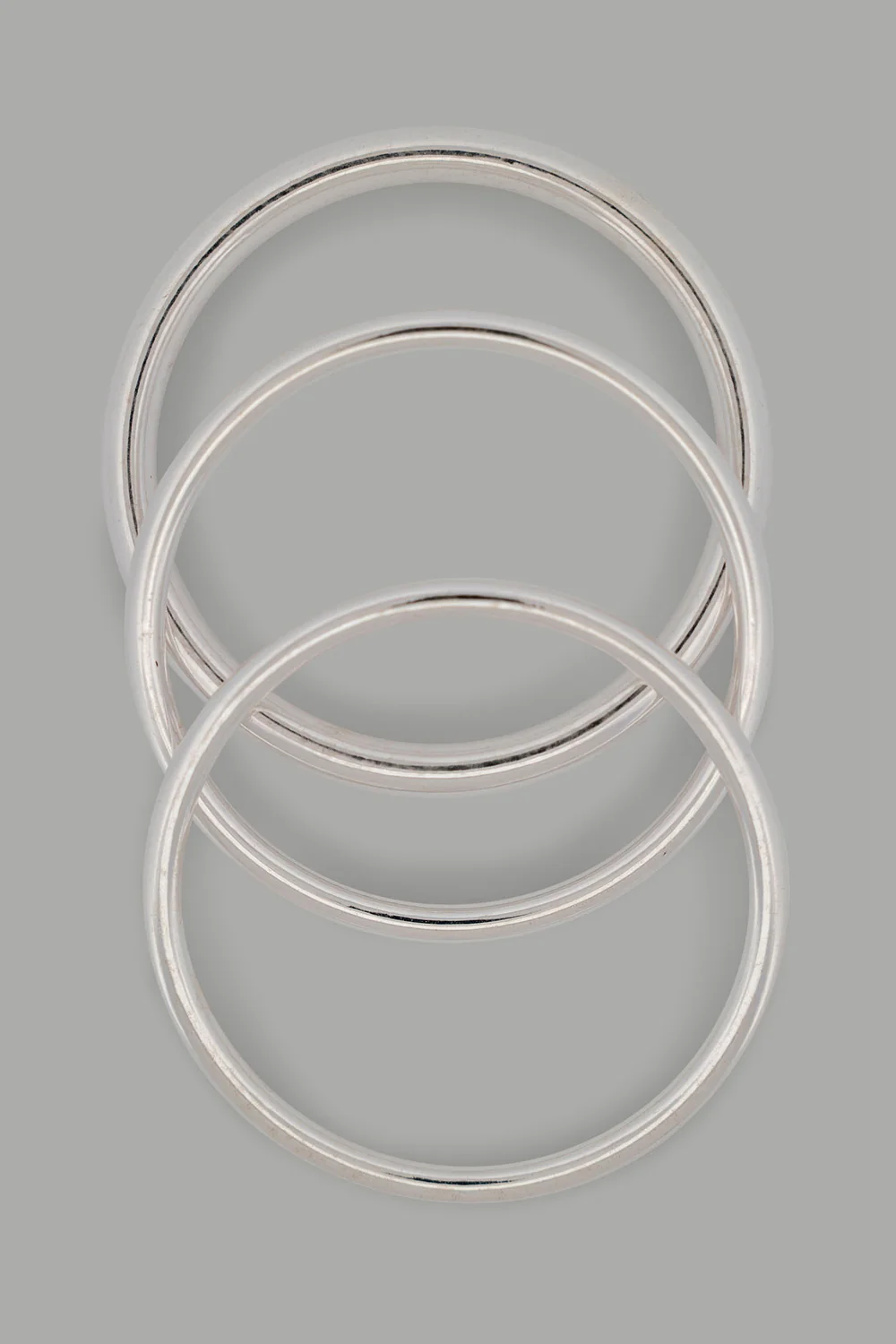 Bow 19 - Bangle Set Of Silver