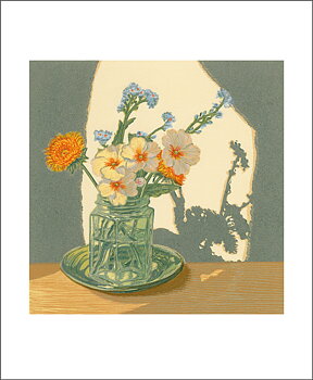 Dandelion and Primrose, Greeting Card