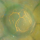 Josef Ekberg (1928) Octagonal Dish with Green Luster Glaze 20 cm