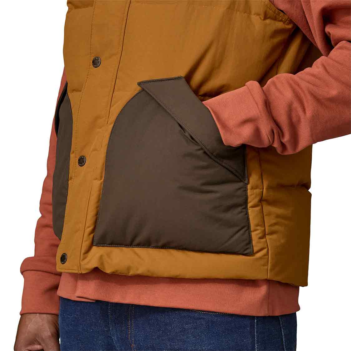 Patagonia - Downdrift Vest Shelter Brown - 4