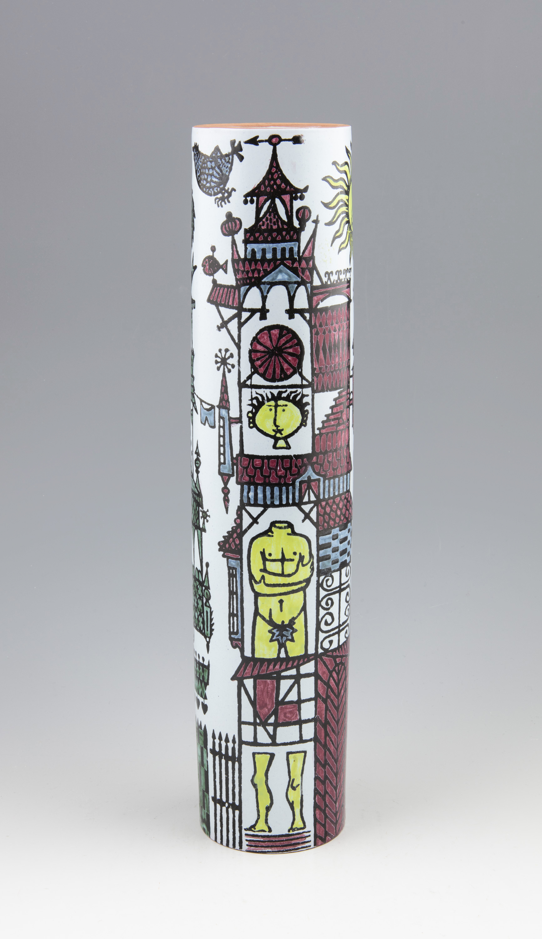 Karneval - High round vase - 2
