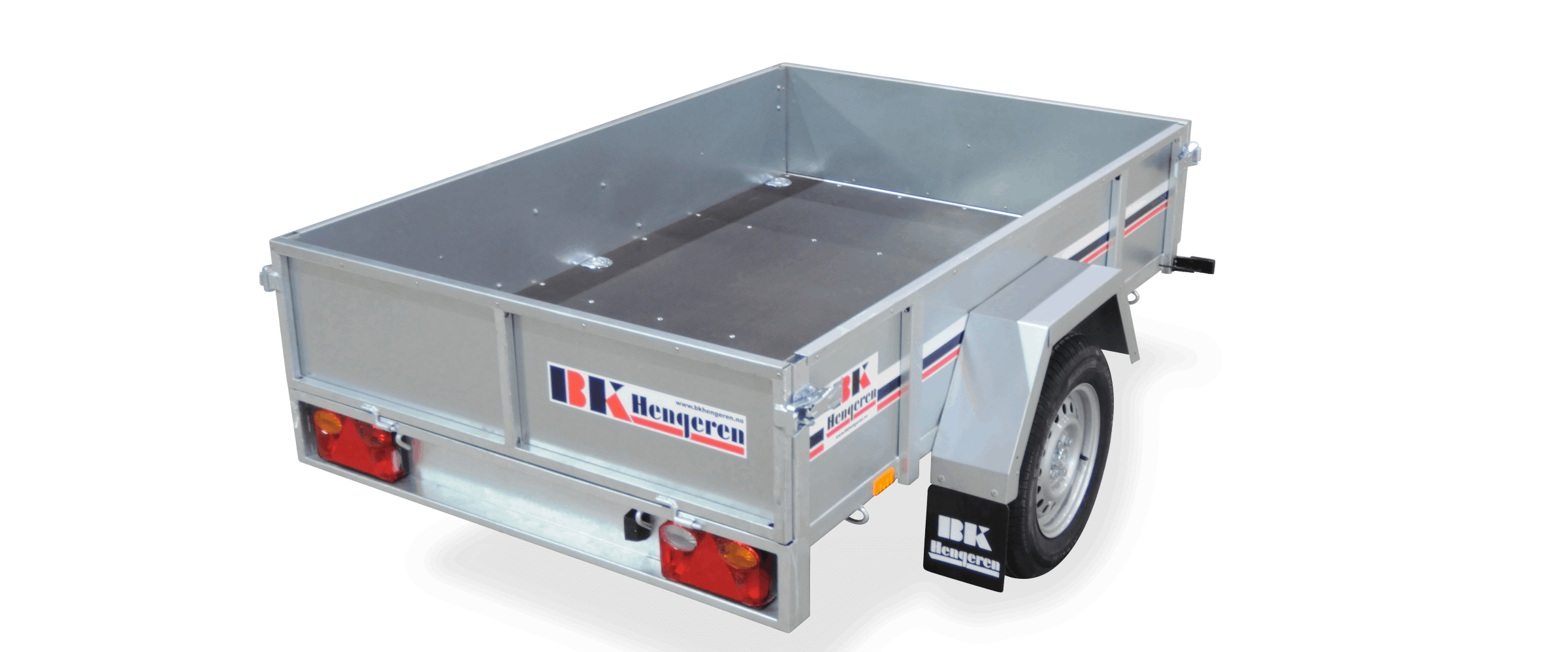 SLÄPVAGN ::  200 x 127 cm :: OBROMSAD  ::  500  - 650 - 750 kg  ::  BK #20