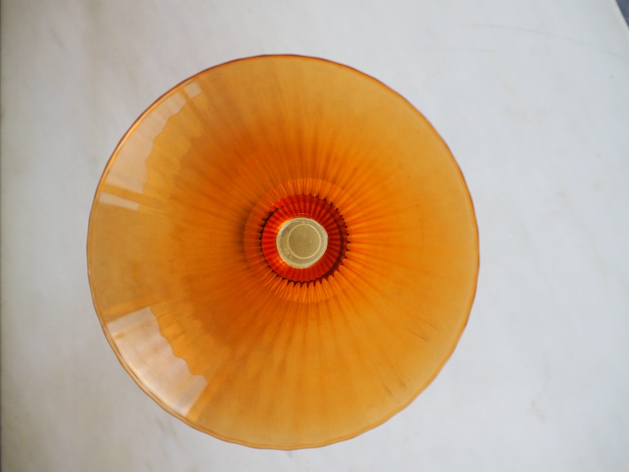 Glass amber/creme - 2
