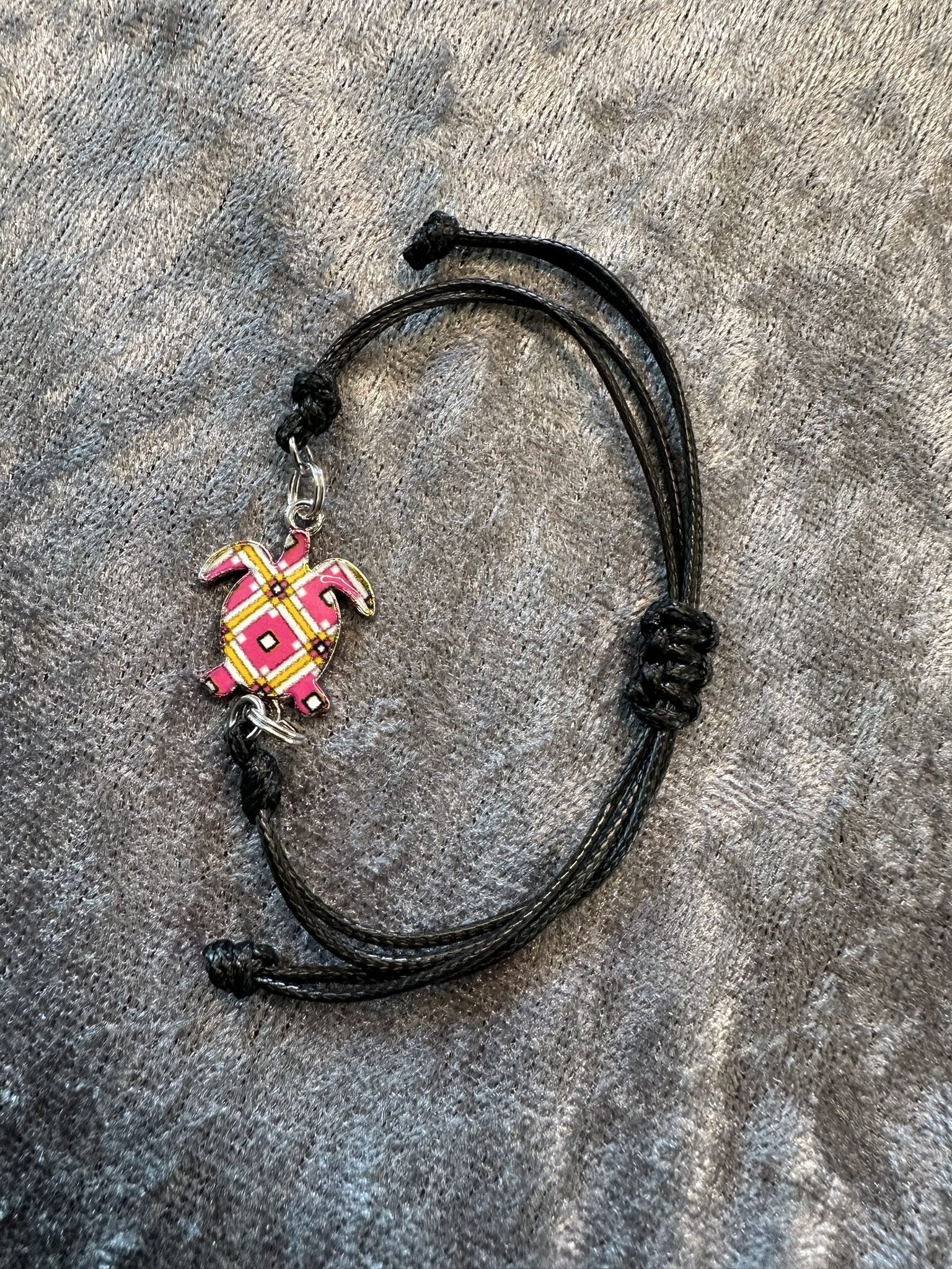 Armband rosa/gul/vit