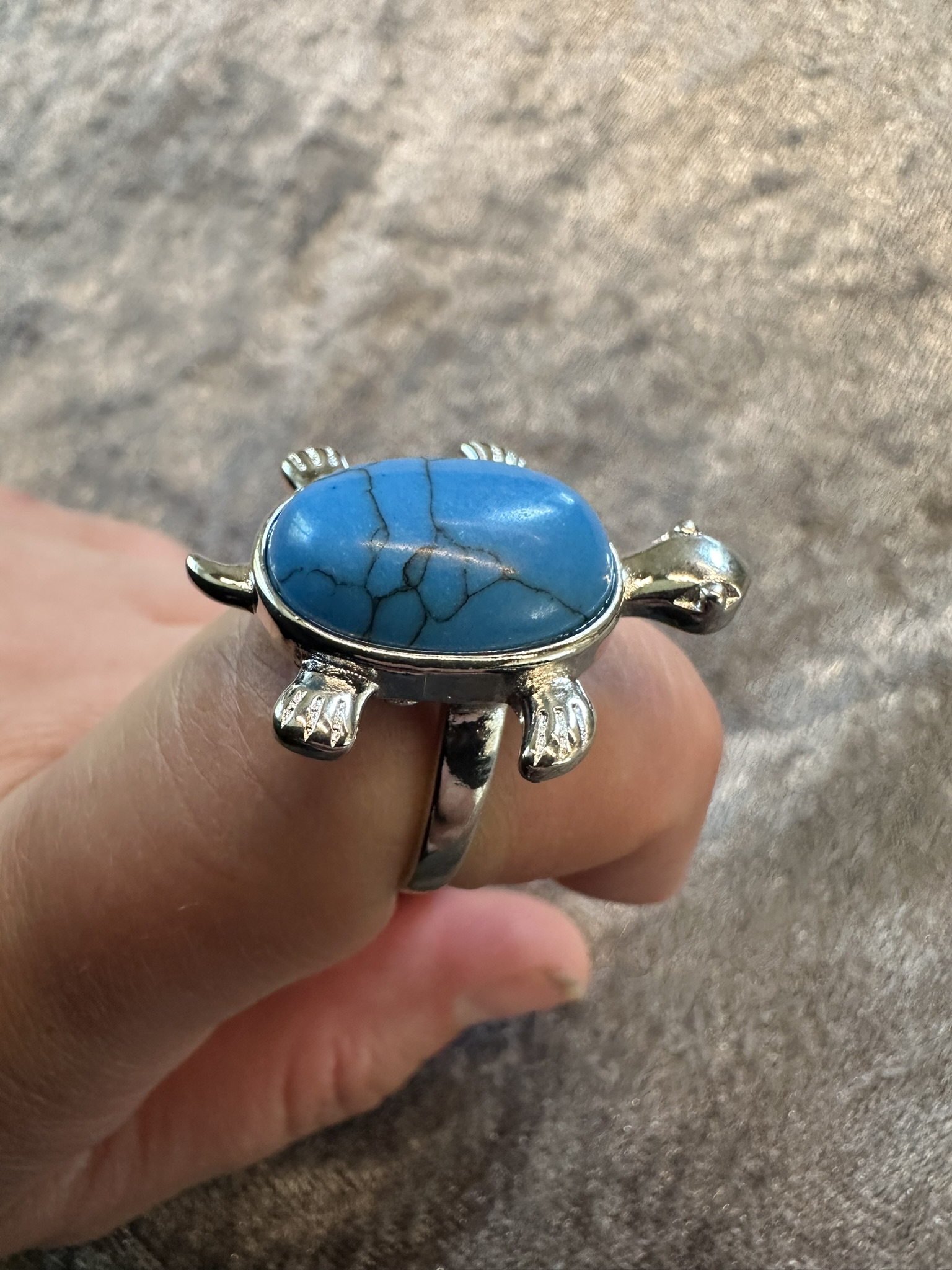 Ring blå