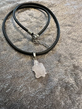 Halsband med rosenquarts