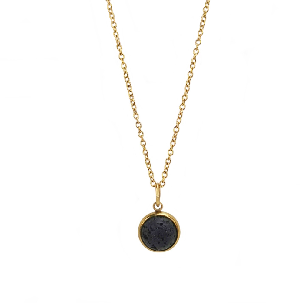 IAMLUND Betty halsband lava guld