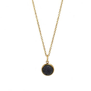 IAMLUND Betty halsband lava guld