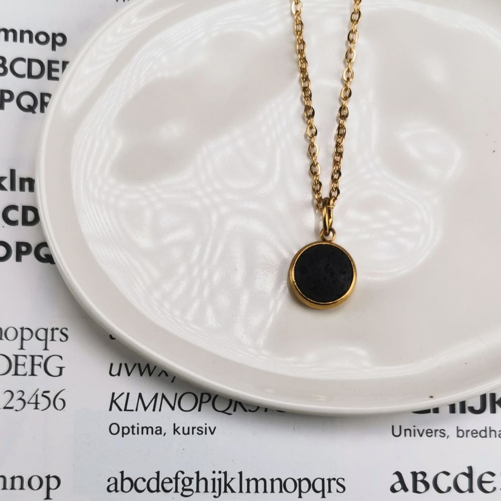 IAMLUND Betty halsband lava guld - 2