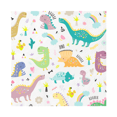 Dinosaurier Servetter 10-pack