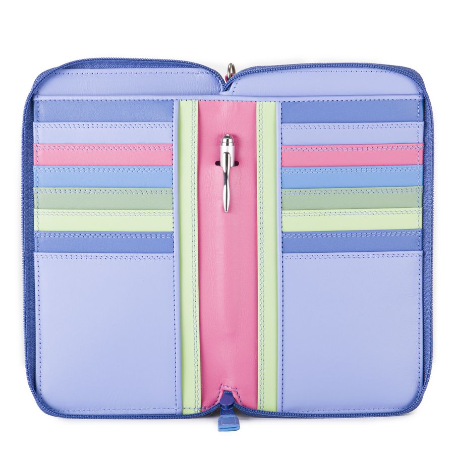 Mobilebag pink violet Genuine leather Mywalit Old town Stockholm  - 3
