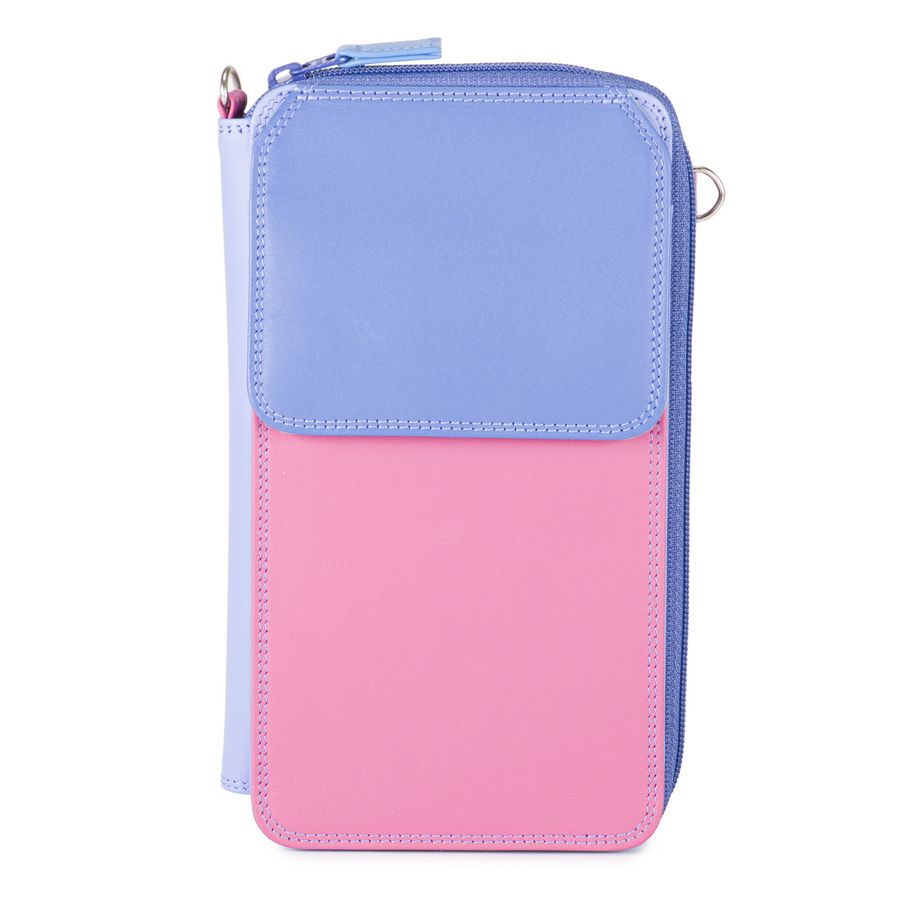 Mobilebag pink violet Genuine leather Mywalit Old town Stockholm  - 2