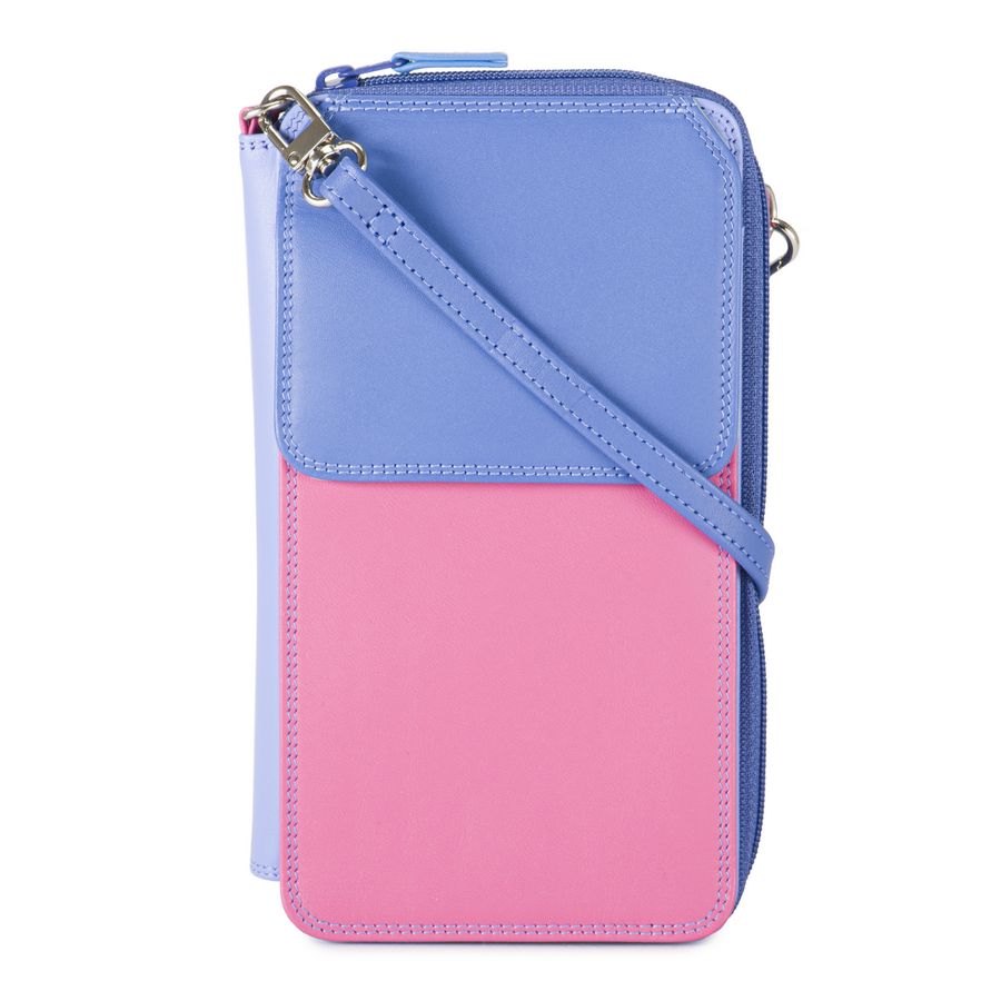 Mobilebag pink violet Genuine leather Mywalit Old town Stockholm 