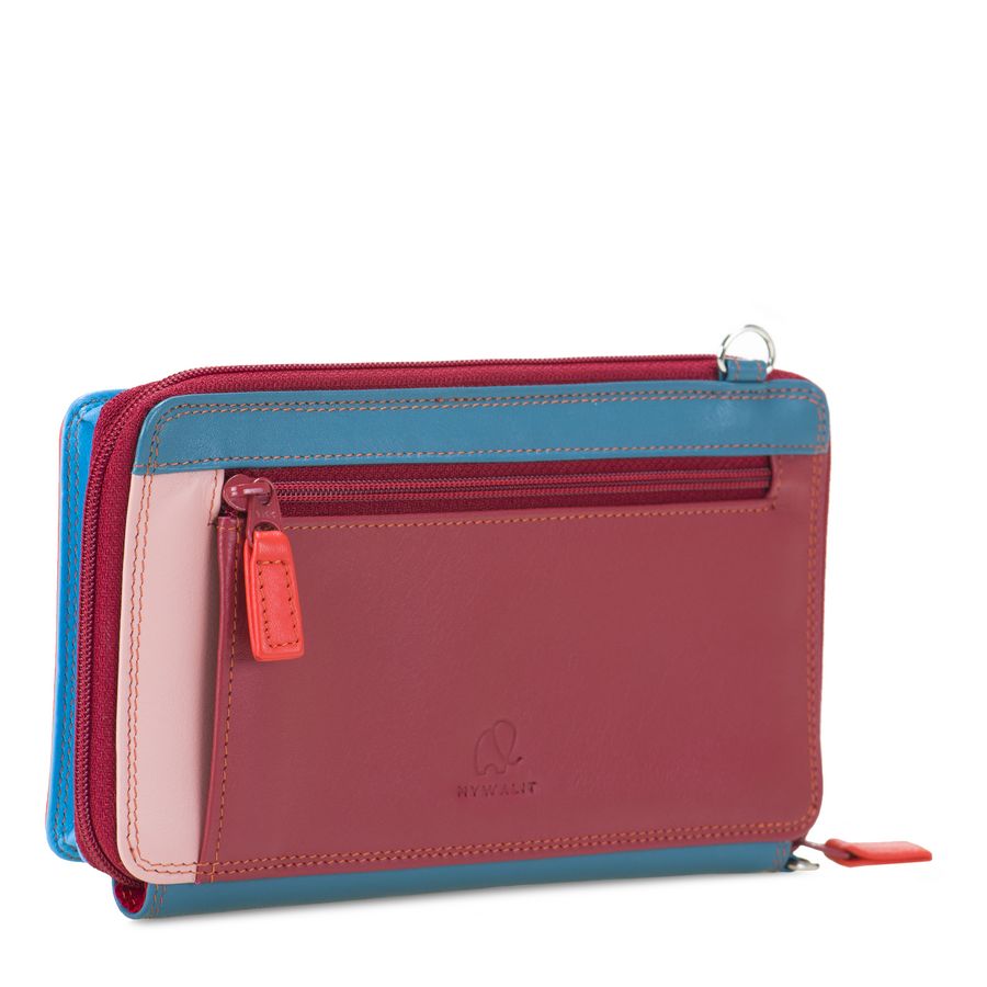 Mobilebag dark red Genuine leather Mywalit Old town Stockholm  - 4