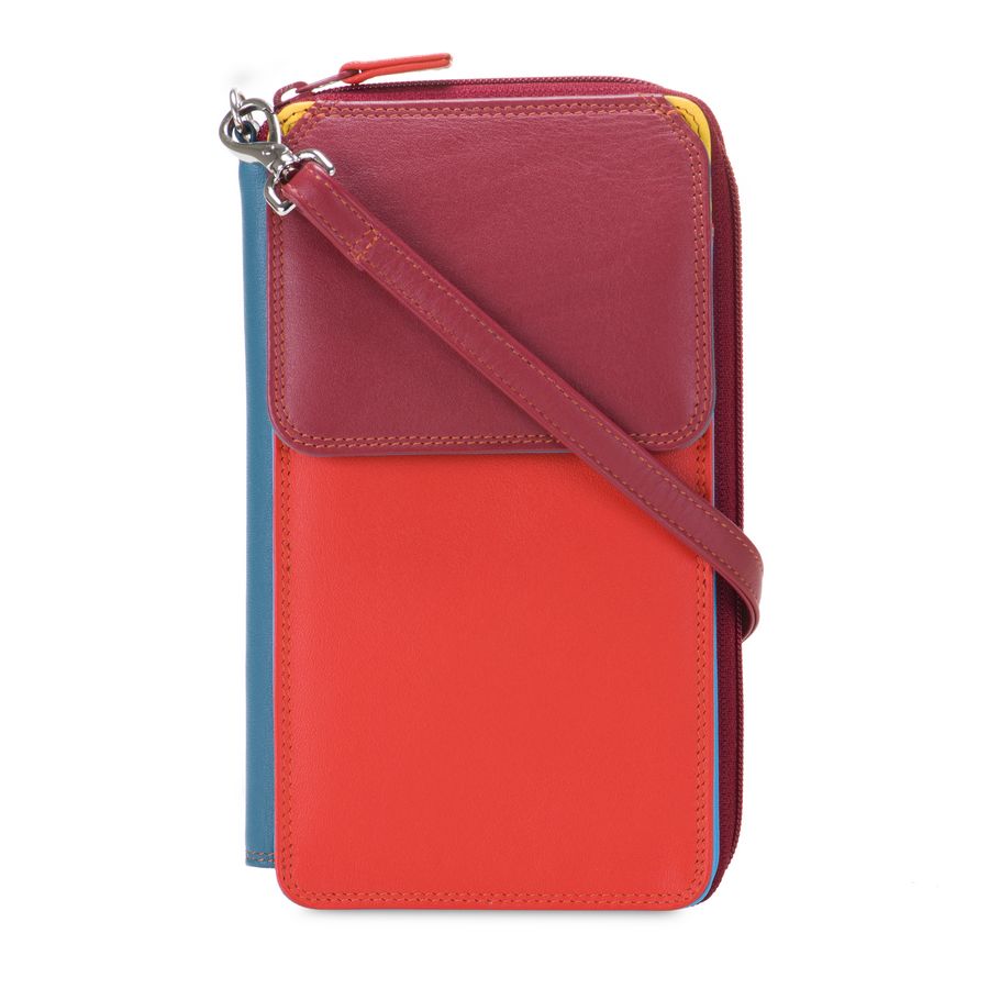 Mobilebag dark red Genuine leather Mywalit Old town Stockholm 