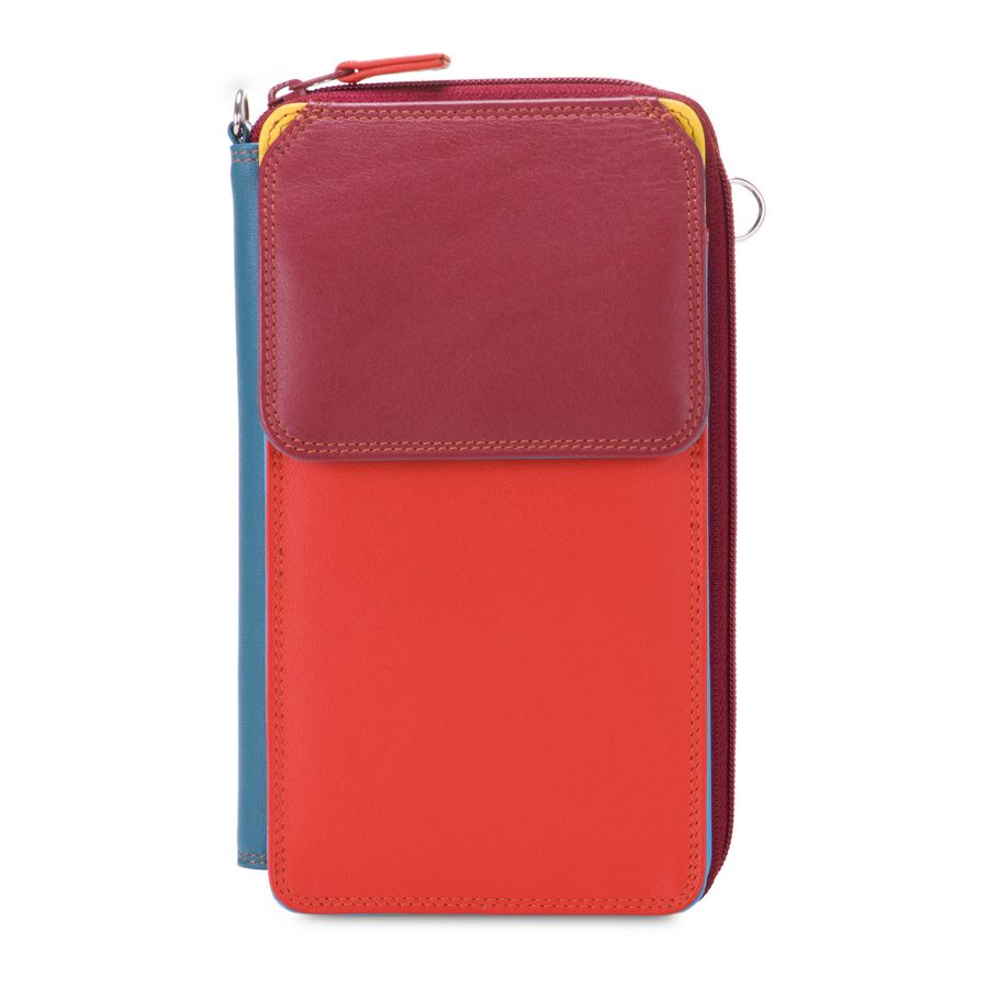 Mobilebag dark red Genuine leather Mywalit Old town Stockholm  - 2