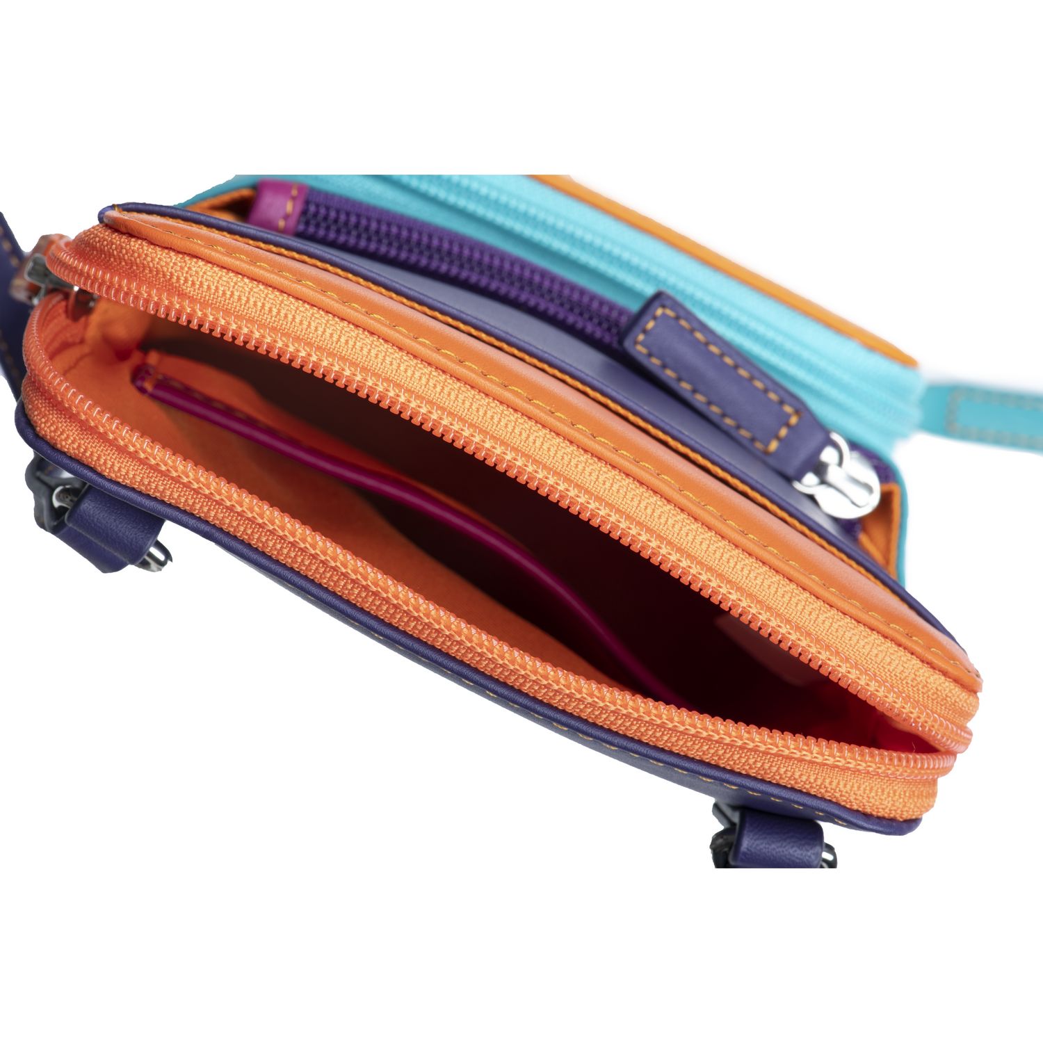 Orange multi  Mobilebag Crossbody Mywalit Old Town Stockholm - 3