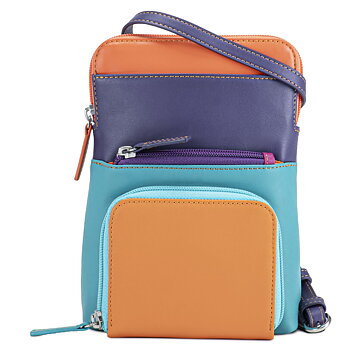 Orange multi  Mobilebag Crossbody Mywalit Old Town Stockholm