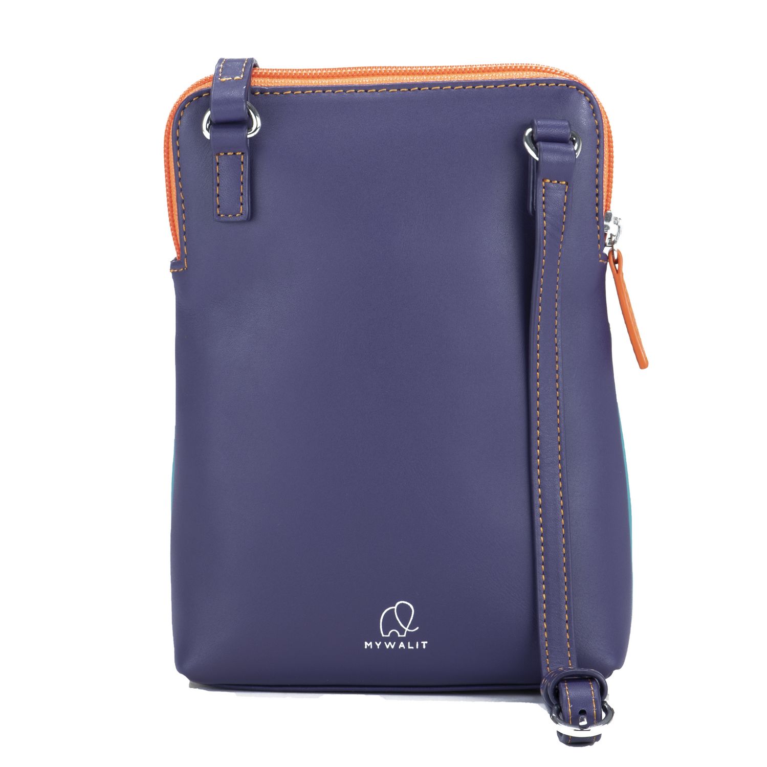 Orange multi  Mobilebag Crossbody Mywalit Old Town Stockholm - 4