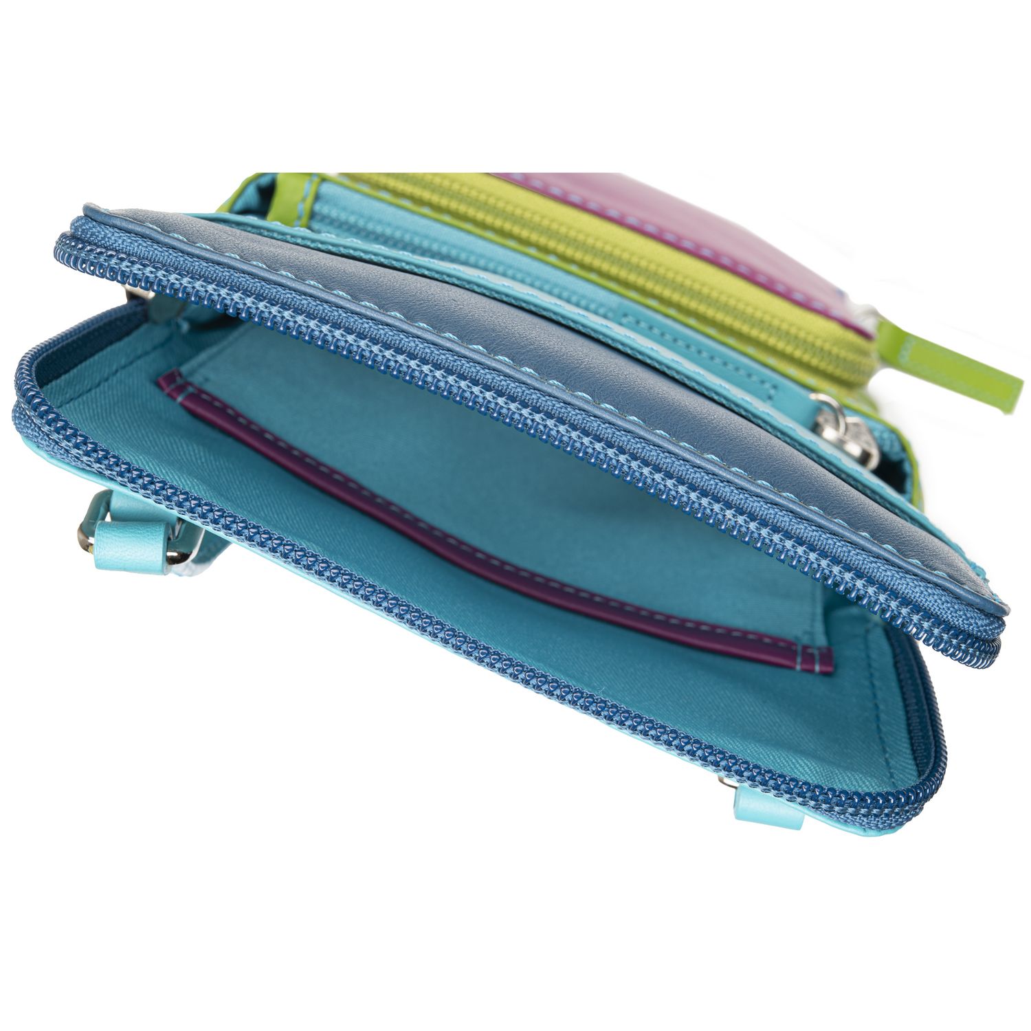 Turquoise multi  Mobilebag Crossbody Mywalit Old Town Stockholm - 3