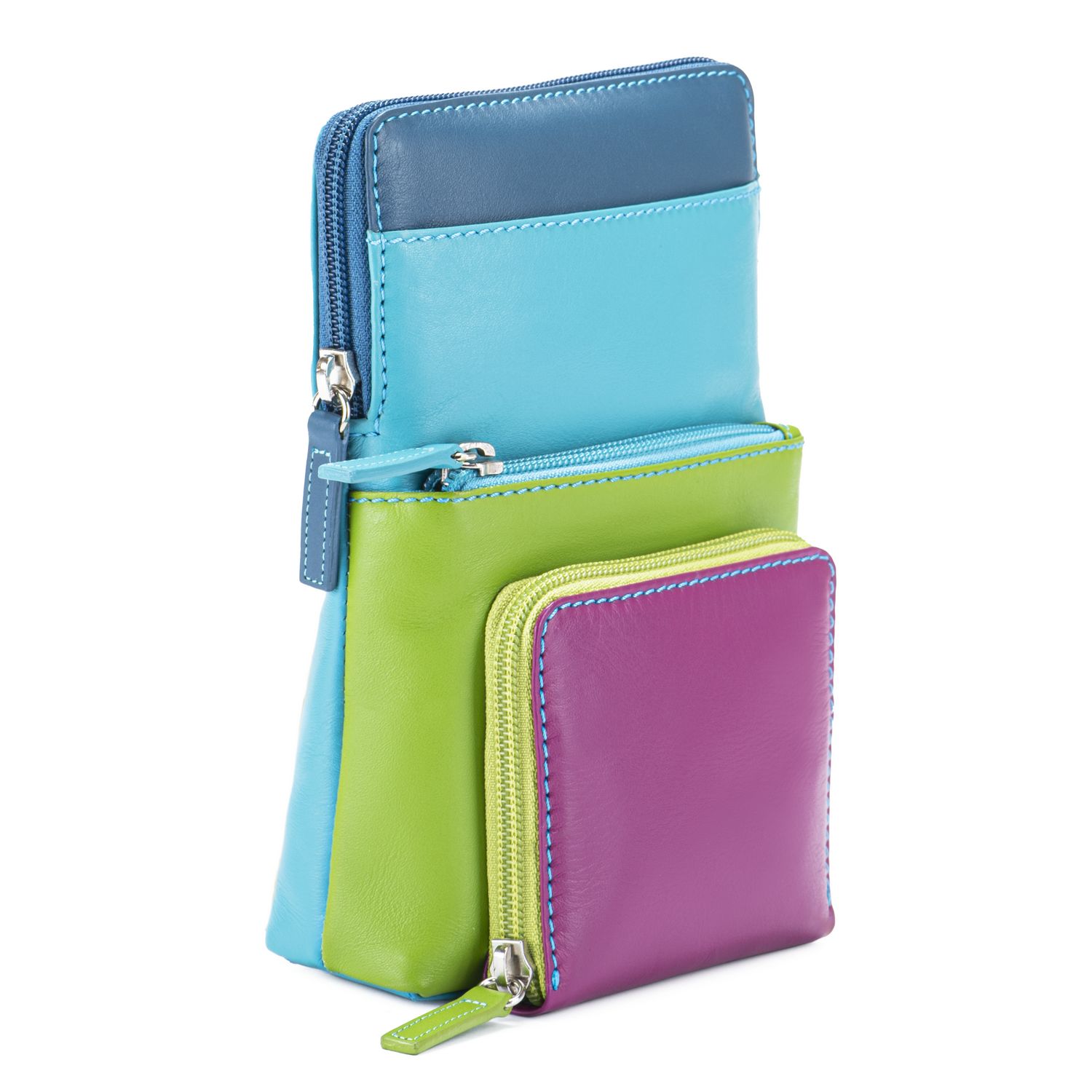 Turquoise multi  Mobilebag Crossbody Mywalit Old Town Stockholm - 2
