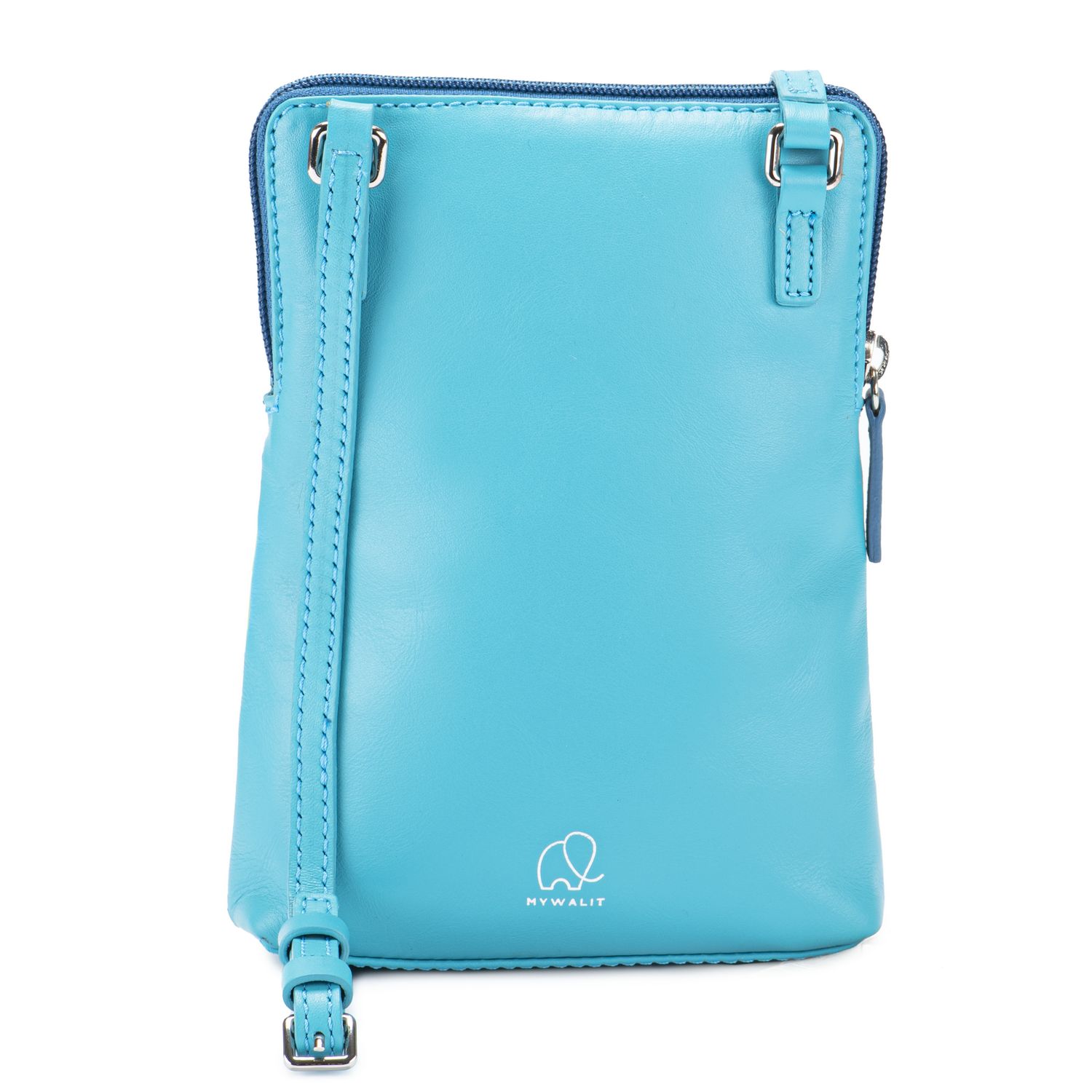 Turquoise multi  Mobilebag Crossbody Mywalit Old Town Stockholm - 4