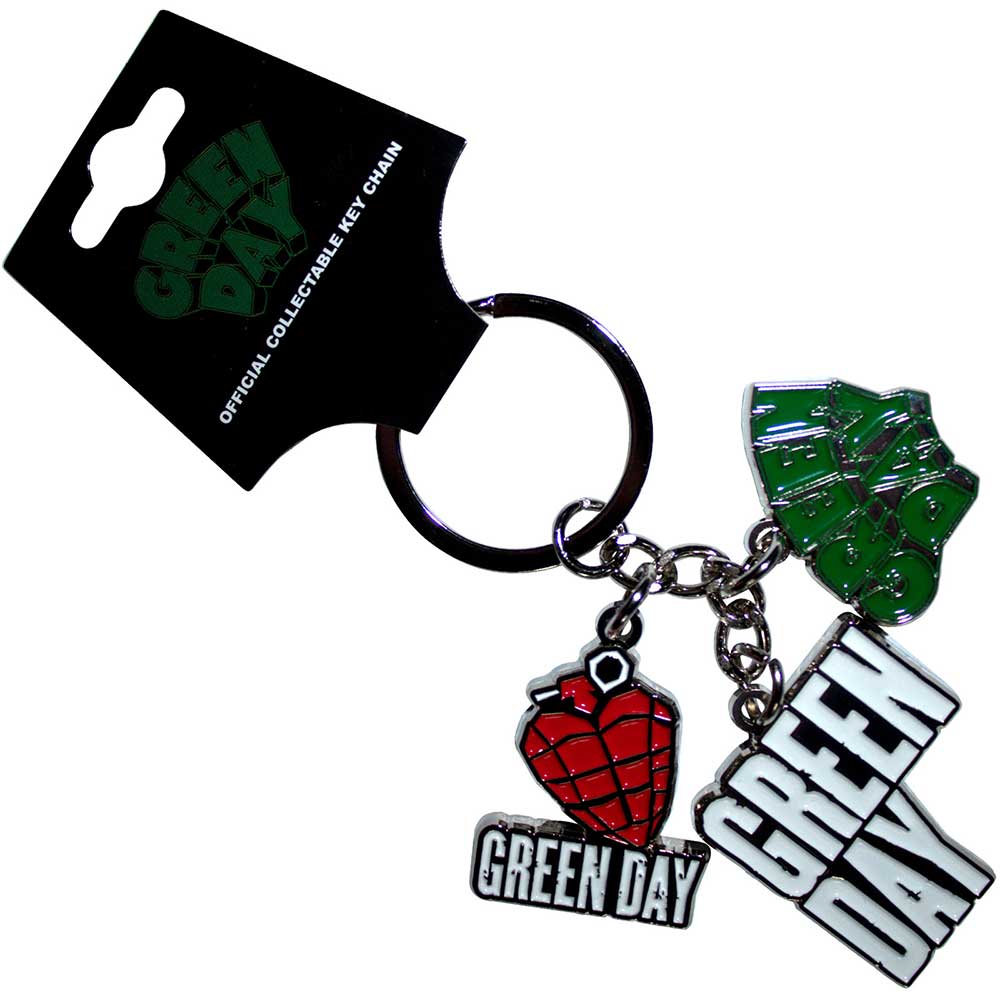 Green Day nøglering: Logo Charms - 2