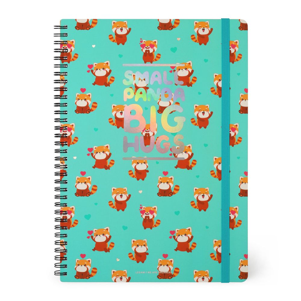 Spiralblock, Linjerat Maxi, Red panda (A4NOTS0056) - 7