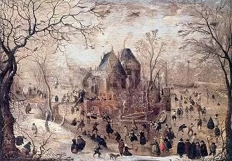 Winter Landscape, Postcard