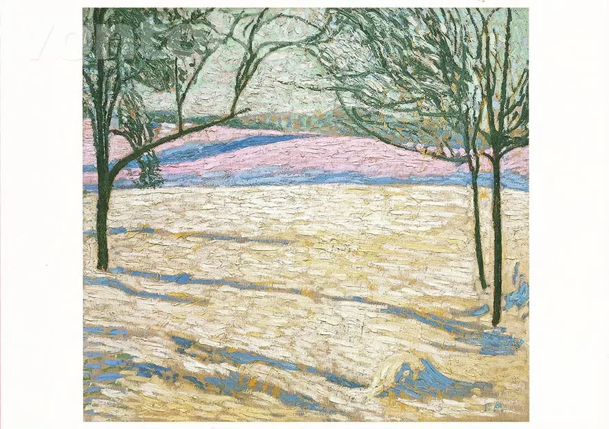 Winter Landscape, Postcard