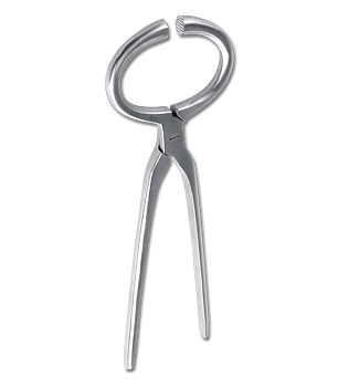 Visitertang rustfritt stål 330mm
