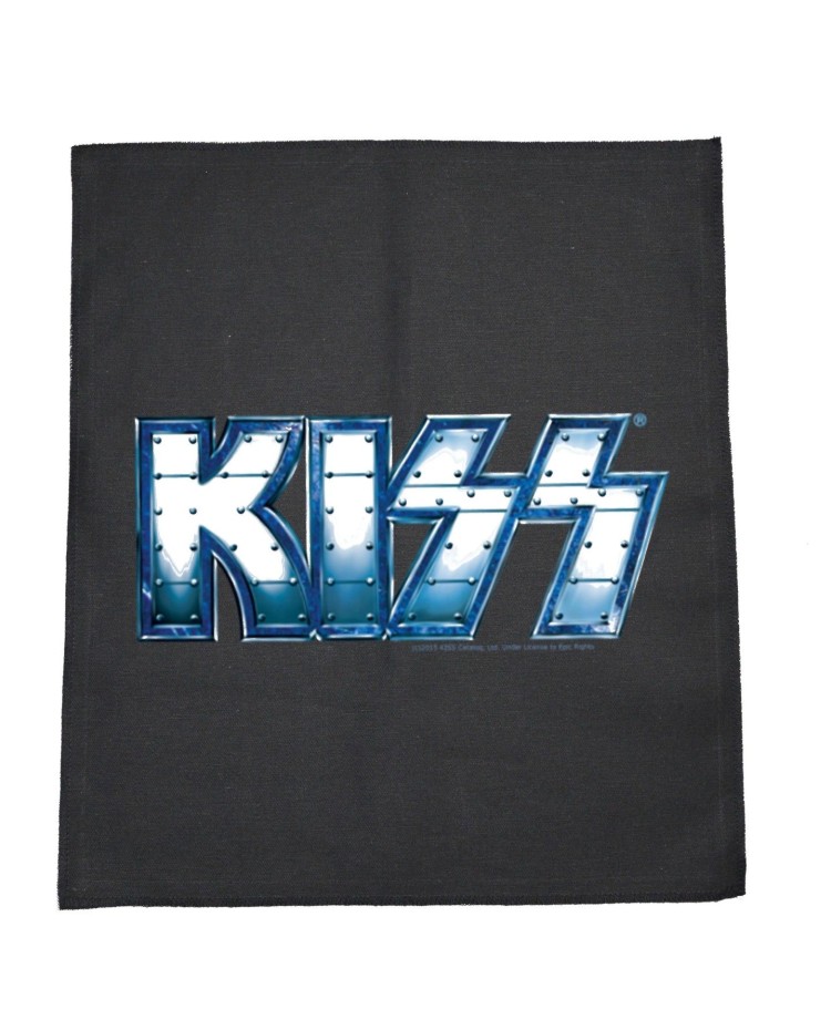 Kiss Logo Metallic Backpatch