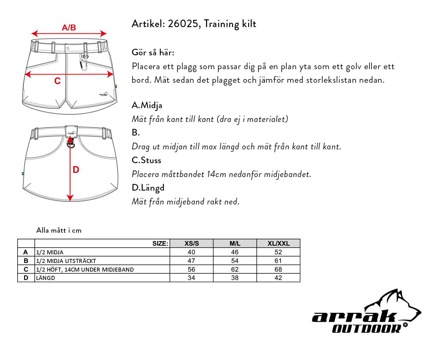 Träningskilt/kjol Arrak - 7