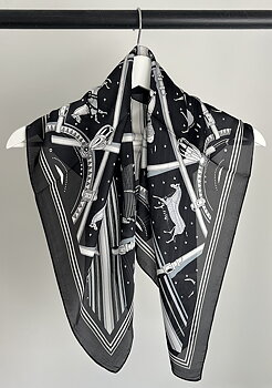 Scarf Horses Svart
