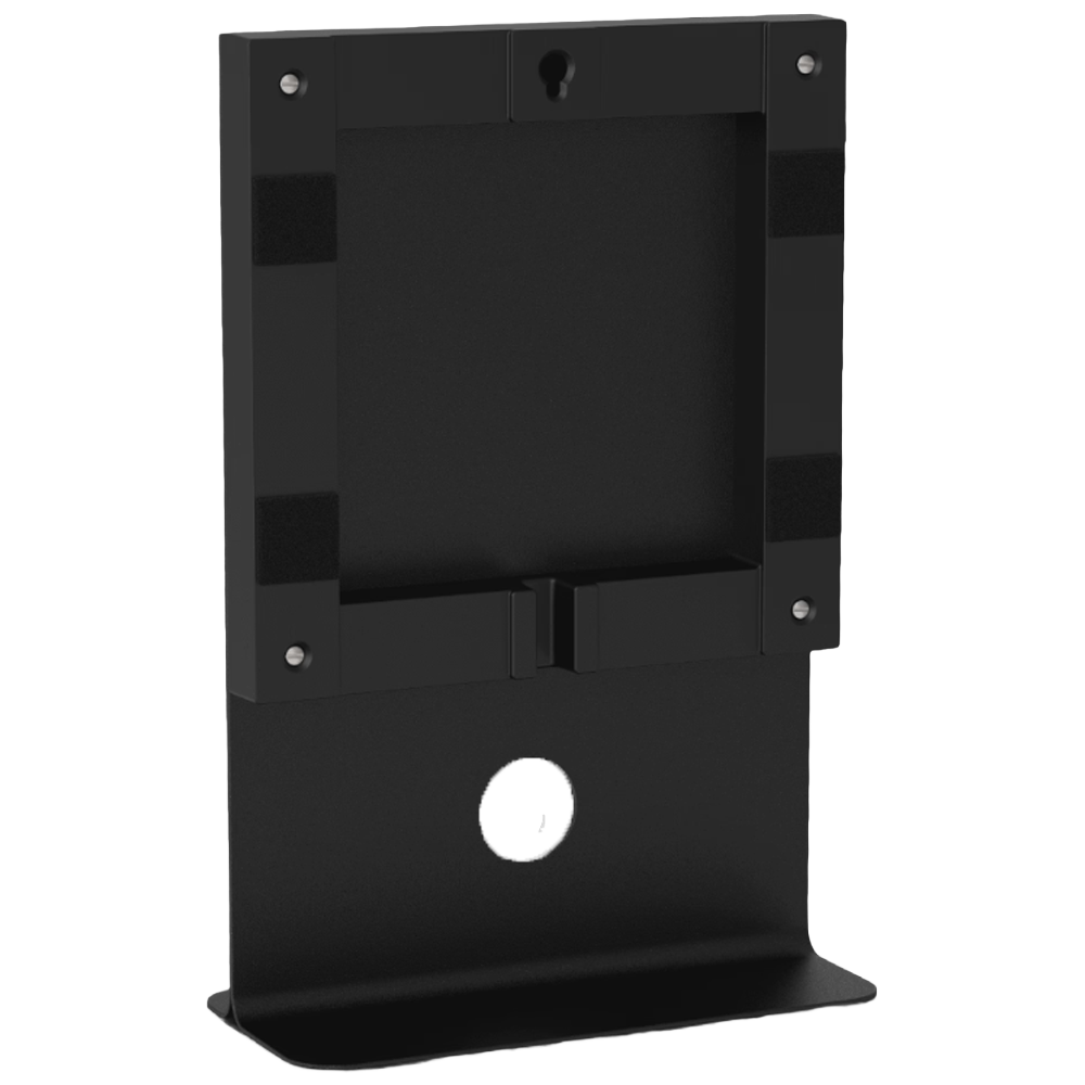 Qlocktwo Earth 45, svart stativ