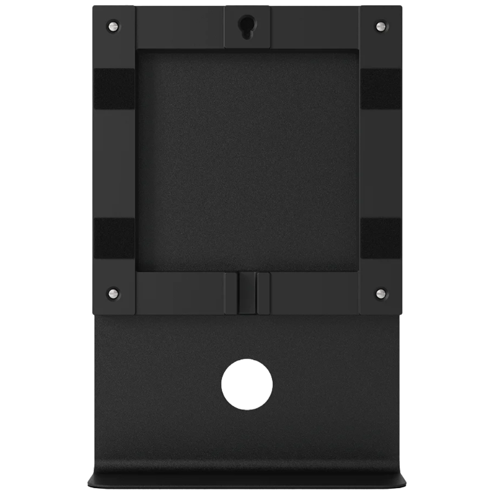 Qlocktwo Earth 45, svart stativ