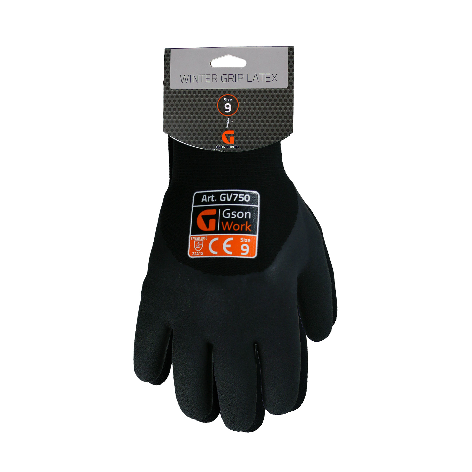 Winter Grip Latex Arbetshandskar