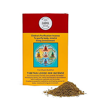 Tibetanskt rökelsepulver Chakra Cleansing