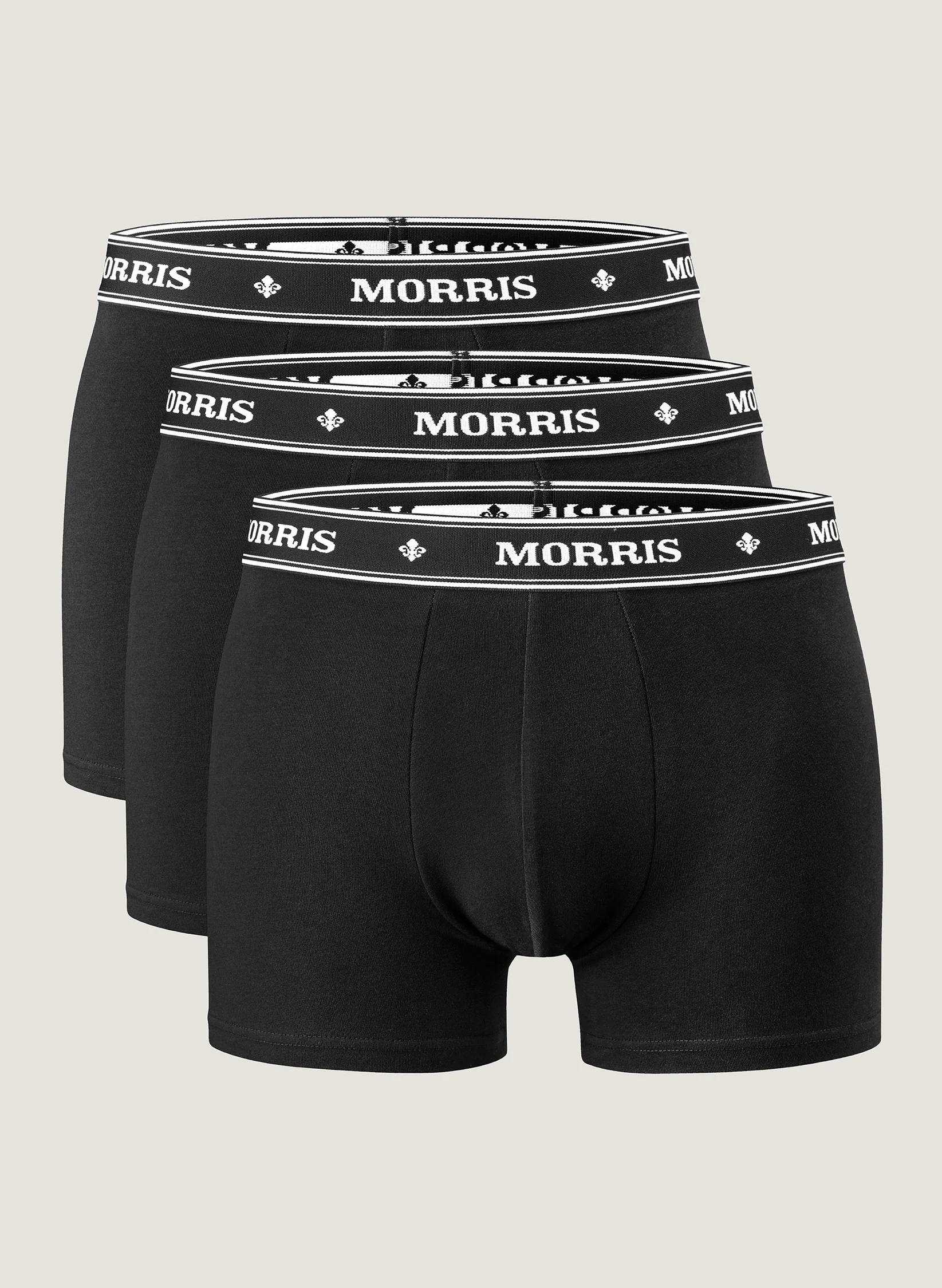 Morris - Boxer Brief 3-pack - Black - 3