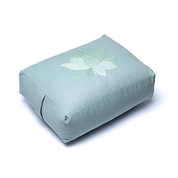 Meditationskudde / yogabolster lotus rektangel ekologisk bomull (OCS)