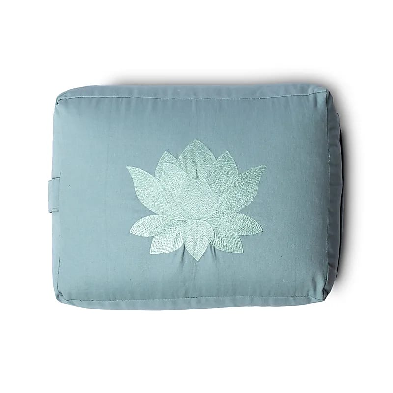 Meditationskudde / yogabolster lotus rektangel ekologisk bomull (OCS) - 3