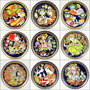 Björn Wiinblad (Aladin 1979) Colorful Wall Plaque #2 with Tale Motif 16 cm <with Box>  [Sample Images]