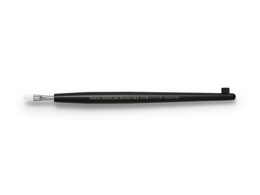Tamiya 87230 Modeling Brush HG II Rounded Flat Brush Soft (Medi