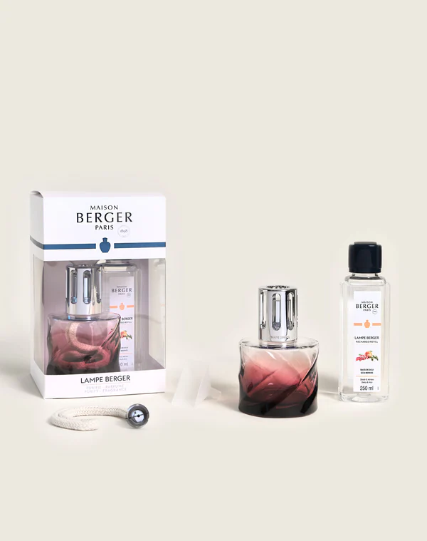 Maison Berger Lampa Spirale Rouge Grenat Gift Set - 2
