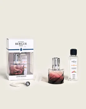 Maison Berger Lampa Spirale Rouge Grenat Gift Set