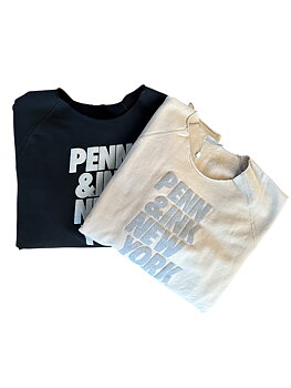 Penn & Ink N.Y  SWEATER PRINT Ljus 