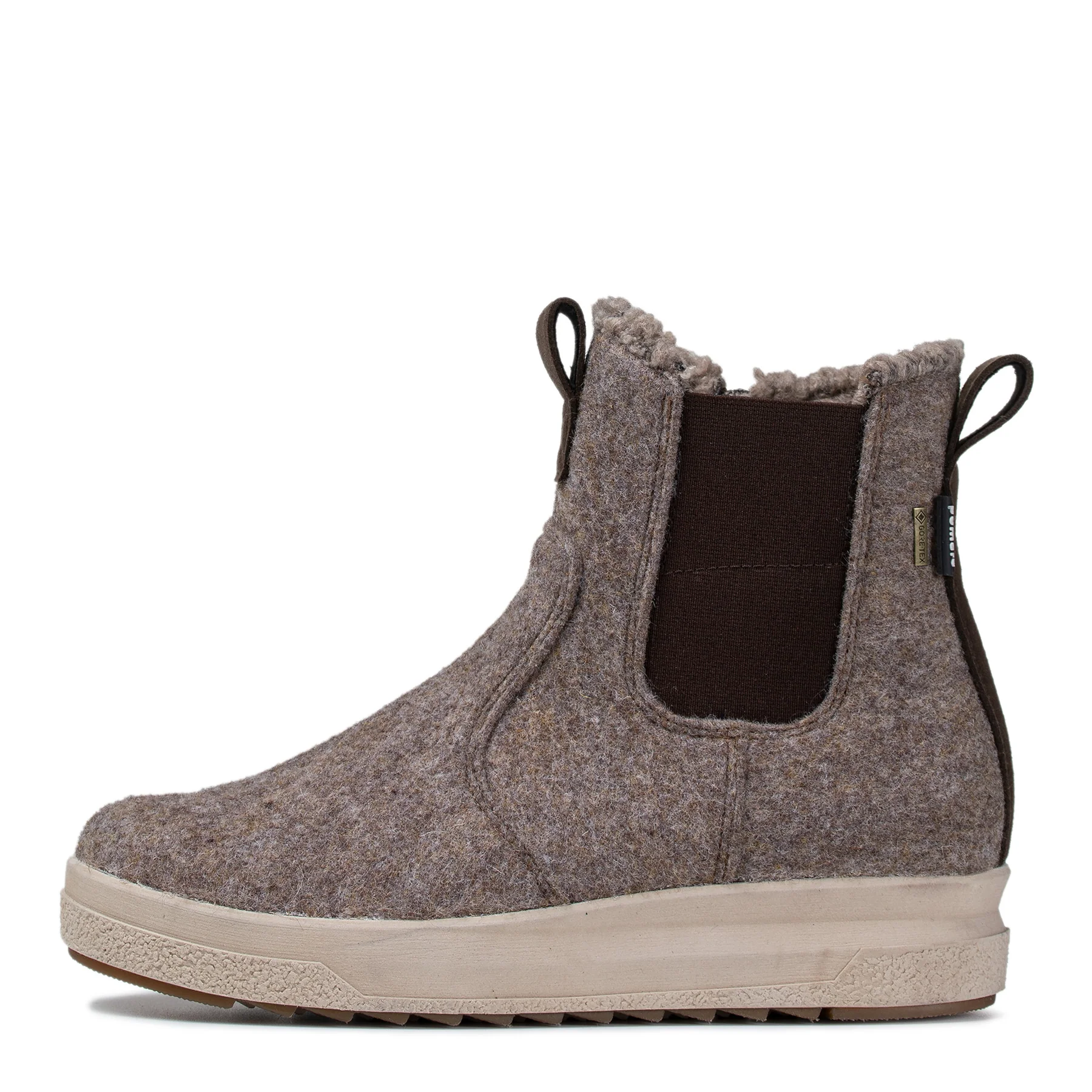 Pomarfin Kevo - Filtstövel med Gore-Tex Sand/Bark