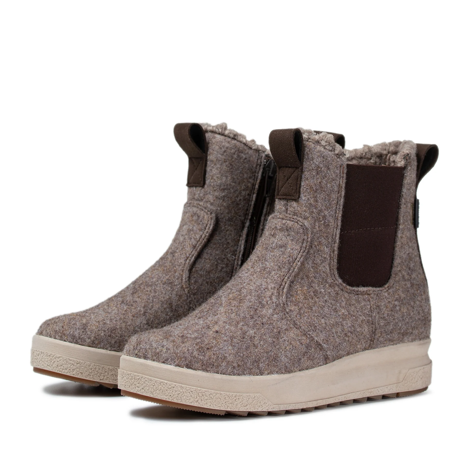 Pomarfin Kevo - Filtstövel med Gore-Tex Sand/Bark - 3