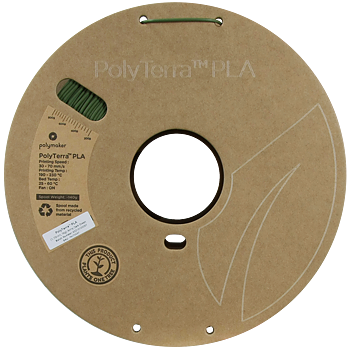 PolyTerra PLA Filament (1.75mm, 1Kg) - Army Dark Green